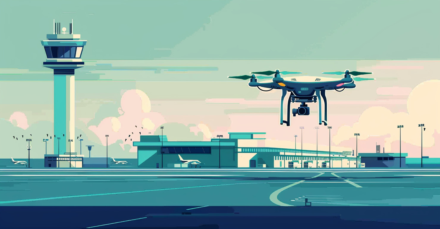 Airport Security with Advanced Drone Surveillance Systems