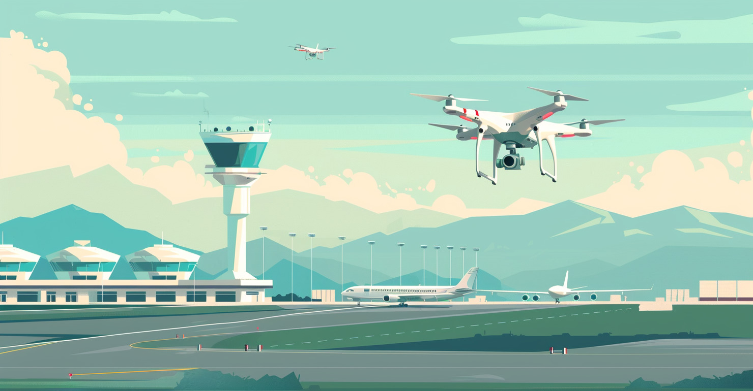 Airport Security with Advanced Drone Surveillance Systems